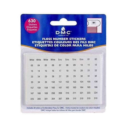 630 etichette autoadesive per farfalline dmc 6103
