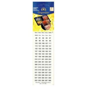 2 floss organiser, portafili in plastica (testa di cavallo)
