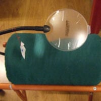 Lente da tavolo con pinza e con gambo lungo 46 cm, daylight D90942