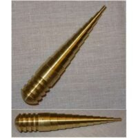 Scaletta per hedebo t&d, in ottone da mm 3,5 a mm 19,5, tornito a mano made in italy