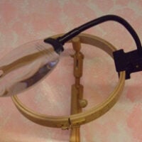Lente da telaio con pinza dmc