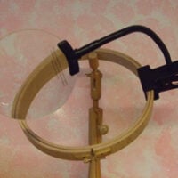 Lente da telaio con pinza dmc