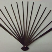 Struttura ventaglio fan nero cm 49