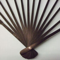 Struttura ventaglio fan nero cm 49