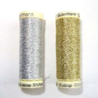Metallizzato gutermann w331, oro e argento