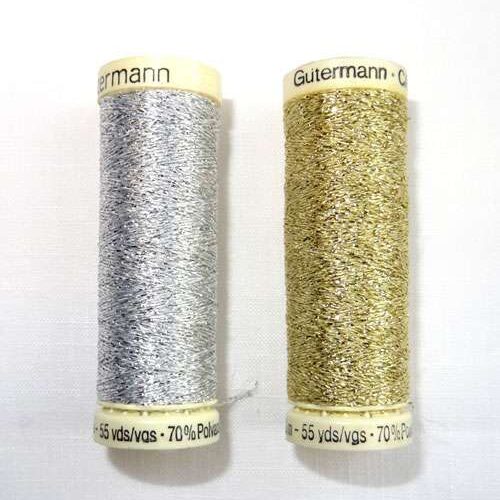 Metallizzato gutermann w331, oro e argento
