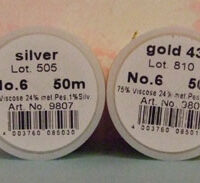 Madeira metallic 6  colore oro 43 o argento
