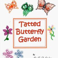 Tatted butterfly garden