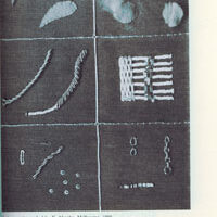 Metal threads embroidery, Edna wark