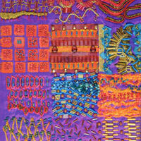 Threadwork: silk stitches beads and cords, effie mitrofanis