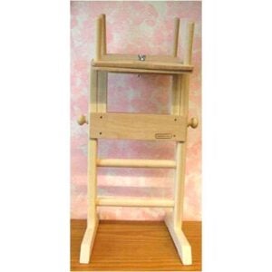 Struttura ventaglio legno, mignon rigato cm 17,5/9 stecche