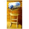 Supporto in legno di faggio orientabile e regolabile in altezza + tombolo cm 35 - immagine 4