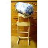Supporto in legno di faggio orientabile e regolabile in altezza + tombolo cm 35 - immagine 2