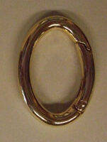 Anello ovale, moschettone