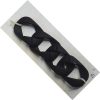 Catenella nero opaco in plastica