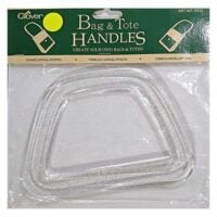Manici per borsetta clover 6332 cristallo con brillantini