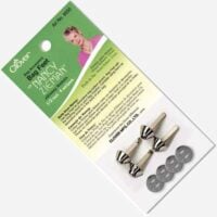 Piedini per borsetta mm 12 oro brunito o argento clover 9550