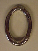 Anello ovale, moschettone