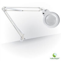 Daylight mag lamp xl EN1030  circolina 28 w lampada con morsetto lente cm 17/1,75x (3d)