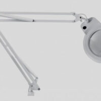 Daylight mag lamp xl EN1030  circolina 28 w lampada con morsetto lente cm 17/1,75x (3d)