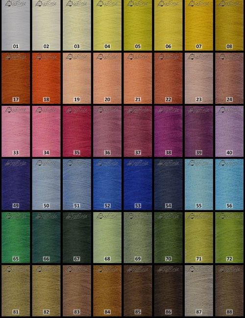 Lino barkonie nel 50/2, 94 colori - immagine 3