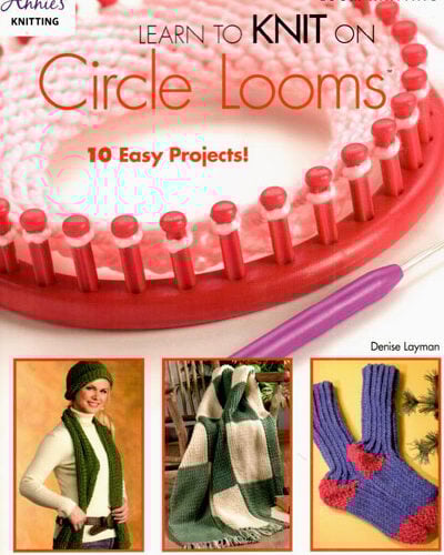 Learn to knit on circle loom