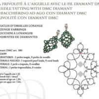 Kit dmc di 3 aghi per chiacchierino  n°3-5-7