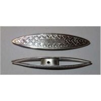 Navetta celtica in silver plated