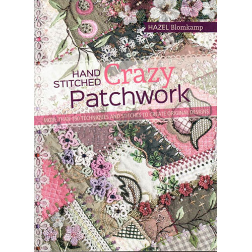 Quilt239 Copertina del libro Crazy Patchwork di Hazel Blomkamp.
