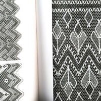 Tulle embroidery, kliot