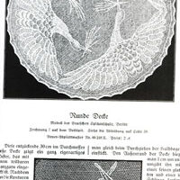 Tulle embroidery, kliot