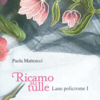 Ricamo su tulle, lane policrome 1° matteucci paola