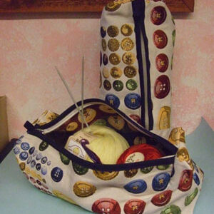 Porta gomitolo in plastica