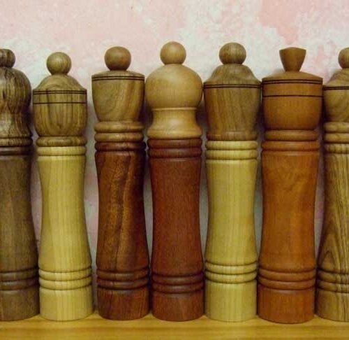 Portauncinetti in legno tornito a mano
