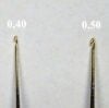 Uncinetto metallo tulip 0,40/24 - immagine 2