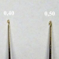 Uncinetto metallo tulip 0,50/22