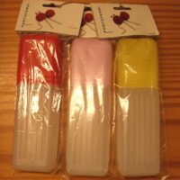 Portauncinetti in plastica colorata