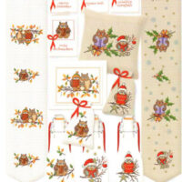 Lindner's  kreuzstiche  n°052 hu-huu-huuu/gufetti