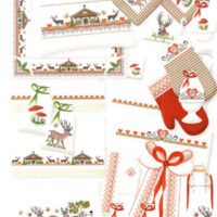 Lindner's  kreuzstiche n°027   alpengluck/montagna