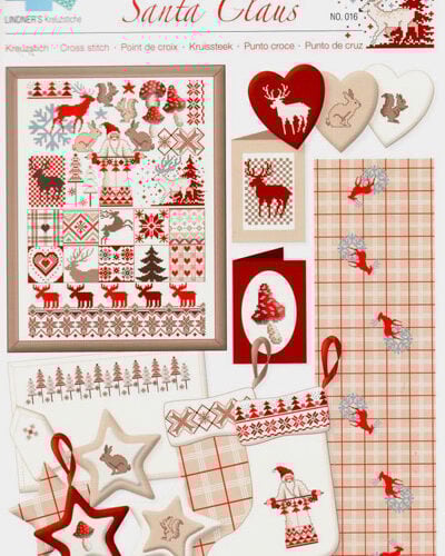 Lindner's  kreuzstiche  n°016   santa claus