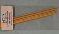 Kit 5 misure per rete filet o modano cm 15 legno di bambu'