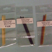 Kit 3 misure per rete filet o modano cm 10 legno di bambu'