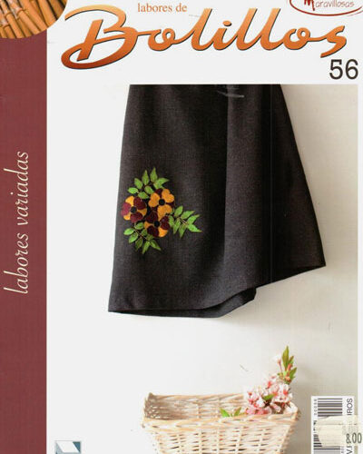 Labores de bolillos  56 / 2012: segnalibri, inserti, bordi, centri, bavaglino, ecc.
