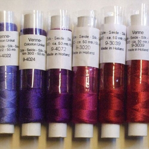 Seta venne nm30/2 colorata