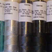 Seta venne nm30/2 colorata