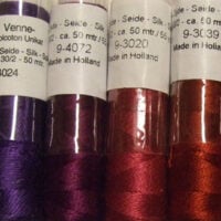 Seta venne nm30/2 colorata