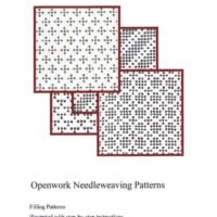 Openwork needleweaving patters, retini 3°, luzine happel