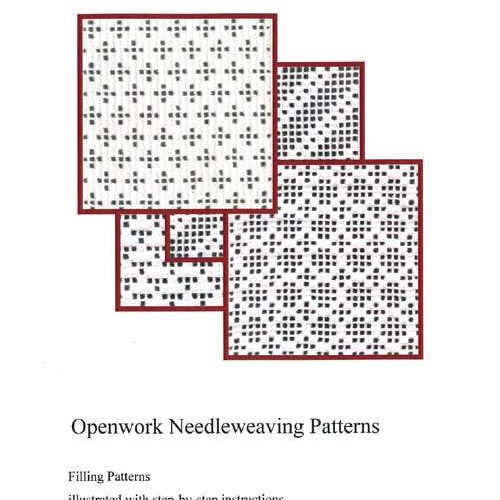 Openwork needleweaving patters, retini 3°, luzine happel