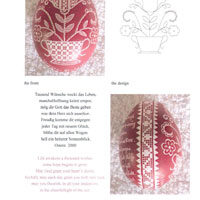 Easter eggs, luzine happel