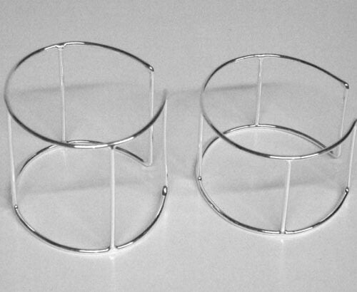 Bracciale in bronzo argentato e rodiato, nichel free